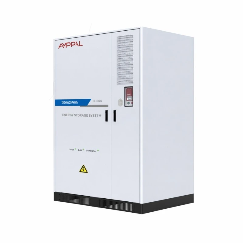 Sistema di accumulo dell'energia a batteria industriale da 130 kW per la gestione dell'energia in fabbrica