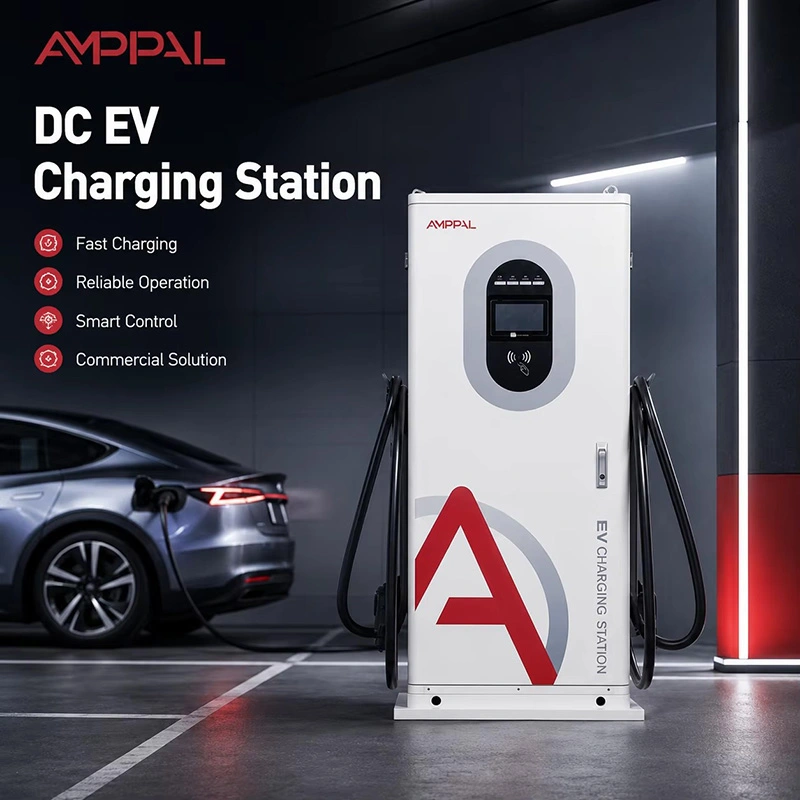 Stazione di ricarica per veicoli elettrici CC integrata commerciale da 40 kW per parcheggio pubblico