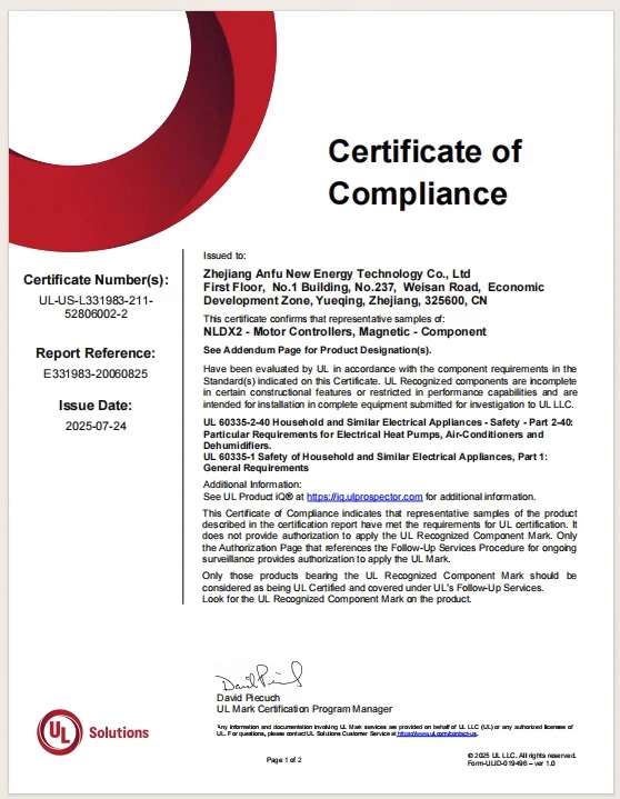 Certificates